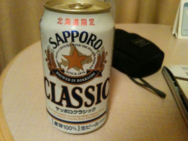 2014年9月：佐渡国際ト2010年9月:北海道旅行中にホテルの一室で飲んだ「サッポロクラシック」
